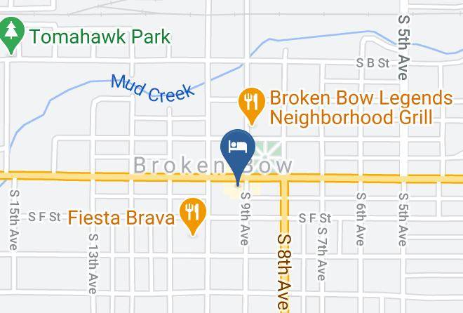 Custer - Historic Arrow & East Hotels Maps