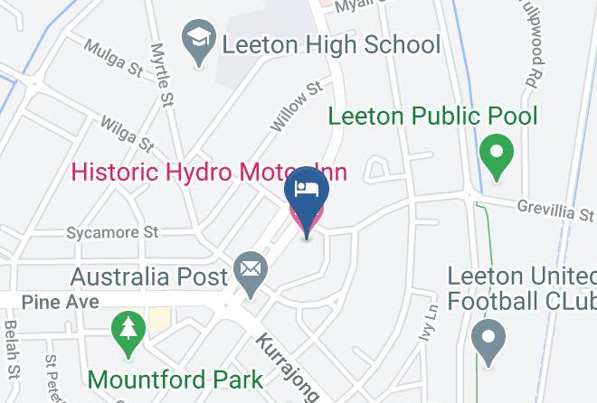 Historic Hydro Motor Inn Map