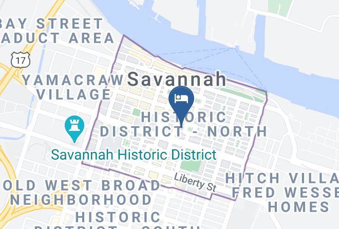 Historic Inns Of Savannah Map