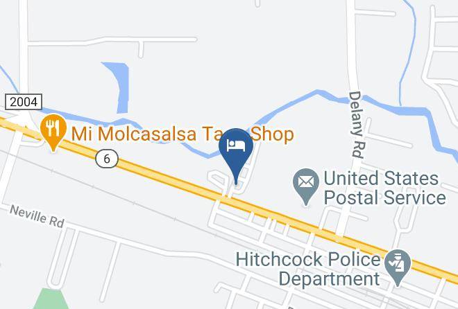 Galveston - Hitchcock Rv Park Maps