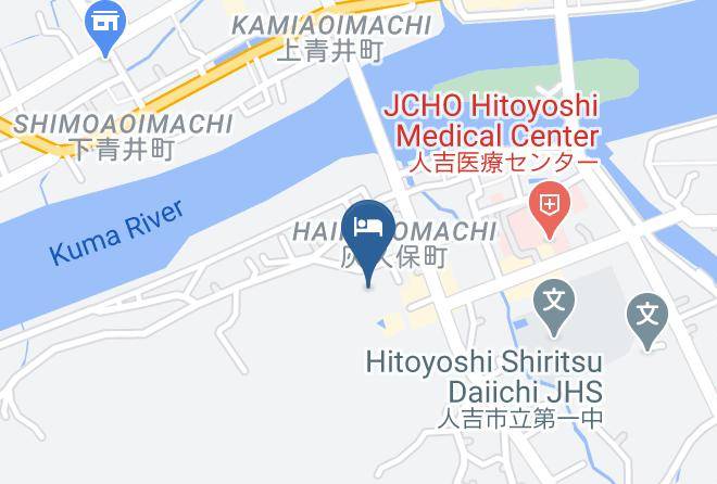 Hitoyoshi City - Hitoyoshi Ryokan Maps