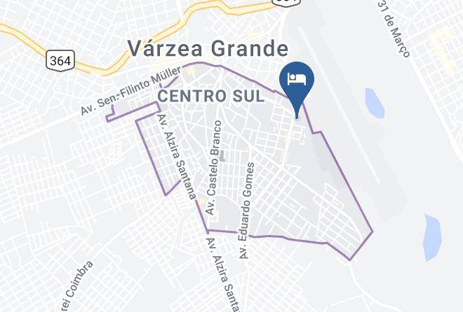 Varzea Grande - Hits Pantanal Hotel Maps