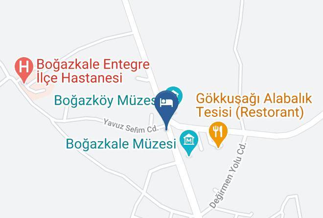 Bogazkale - Hotel Asikoglu Maps