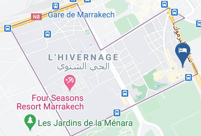 Marrakesh - Hivernage Hotel & Spa Maps