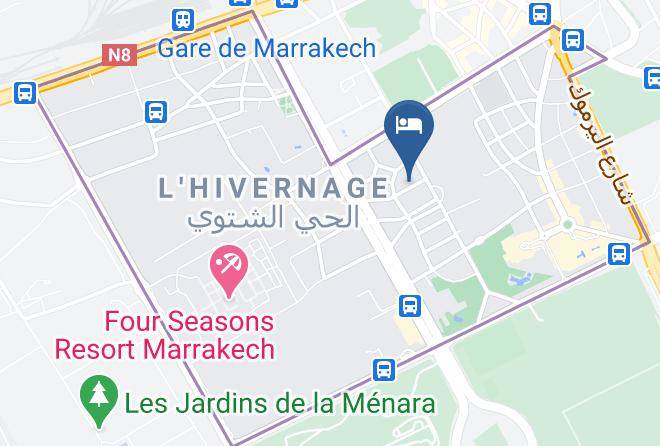 Marrakesh - Hivernage Secret Suites & Garden Marrakech Maps