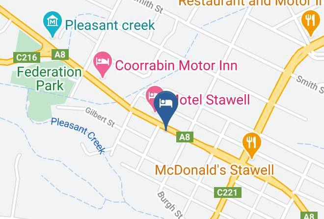 Northern Grampians - Hi Way Eight Motor Inn Maps