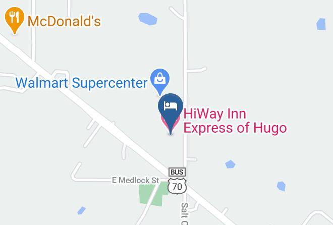 Choctaw - Hiway Inn Express Of Hugo Maps