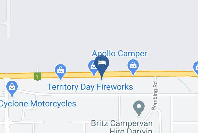 Darwin - Hiway Inn Motel Maps