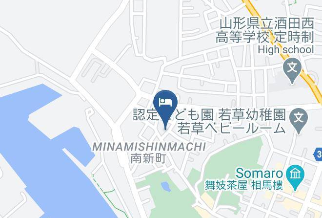 Sakata City - Hiwayama Hotel Maps