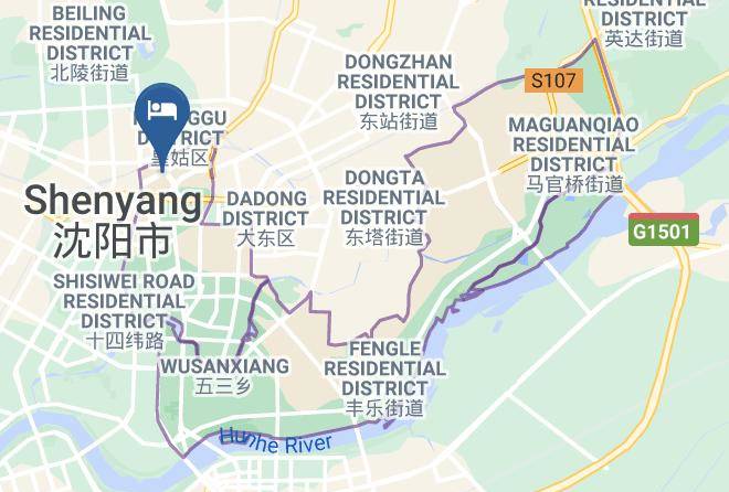 Shenyang - Hiyatt Boutique Hotel Shenyang Maps