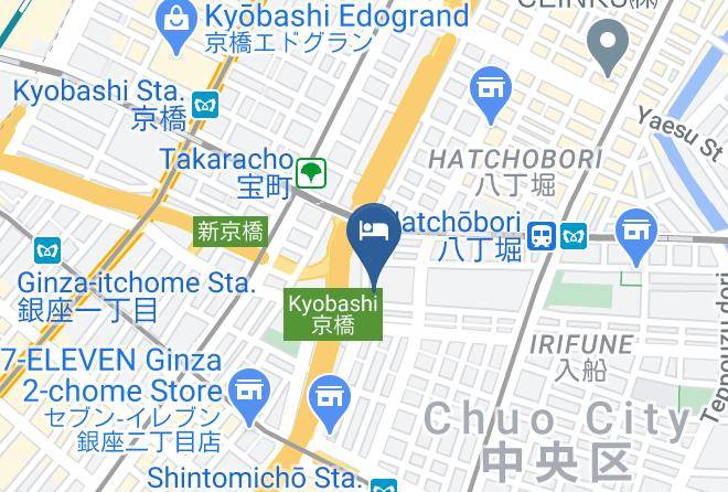 Chuo Ward - Hiyori Hotel Ginza Higashi Maps