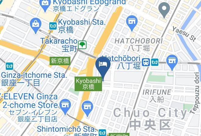 Chuo Ward - Hiz Hotel Maps