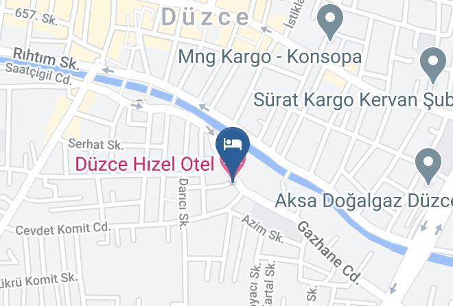 Duzce Azmimilli - Duzce Hizel Otel Maps