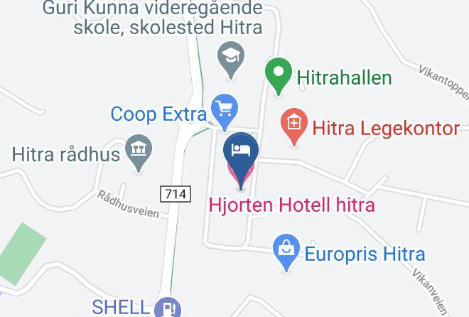 Hitra - Hjorten Hotell Hitra Maps