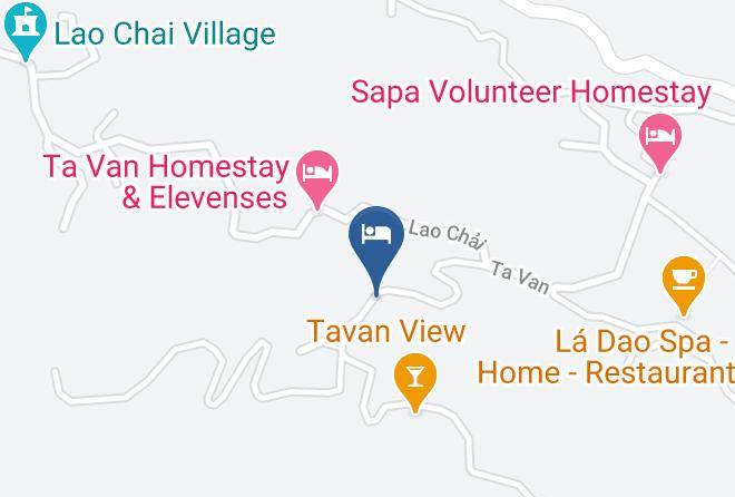 Sa Pa District - Hmong Family Homestay Maps