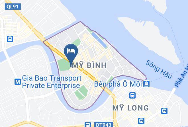 Long Xuyen - Hoa Binh Hotel 1 Maps