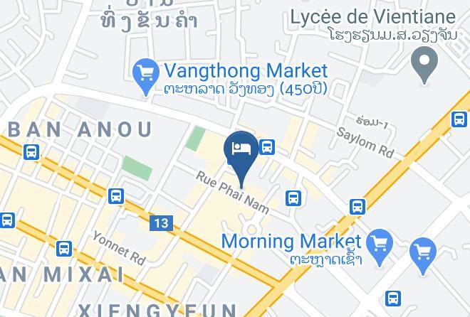 Vientiane - Hoang Kim Restaurant Maps