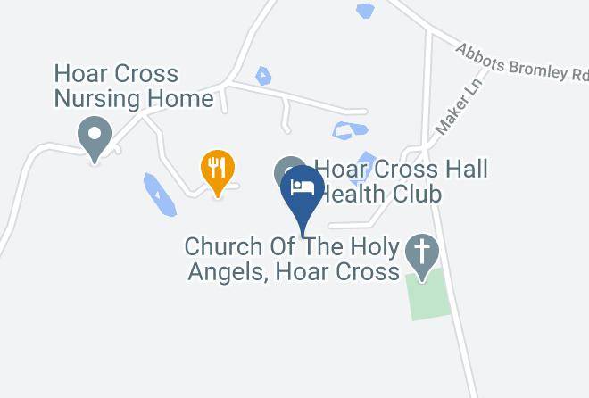 Hoar Cross Hall Map