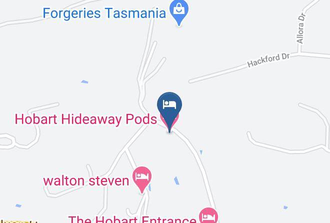 Kingborough - Hobart Hideaway Pods Maps