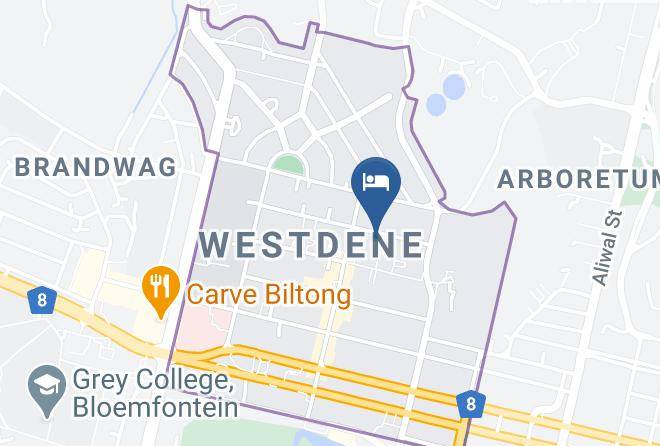 Mangaung - Hobbit Boutique Hotel Maps
