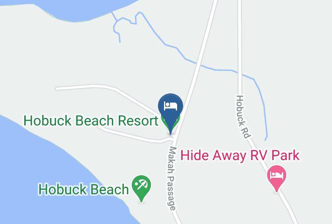 Clallam - Hobuck Beach Resort Maps
