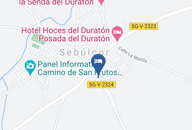 Segovia - Hoces Del Duraton Alojamiento Rural La Charca Maps