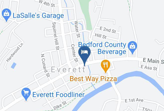 Bedford - Hockenberry's Juniata Hotel Maps