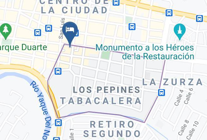 Santiago De Los Caballeros - Hodelpa Centro Plaza Hotel Maps