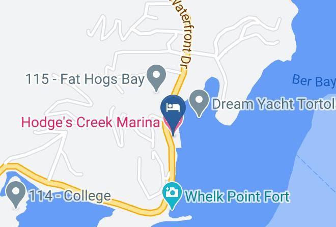 Tortola - Hodge's Creek Marina Hotel Maps