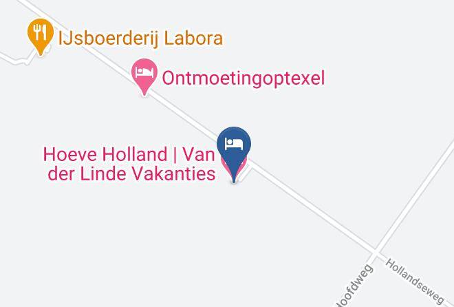 Texel - Hoeve Holland Van Der Linde Vakanties Maps