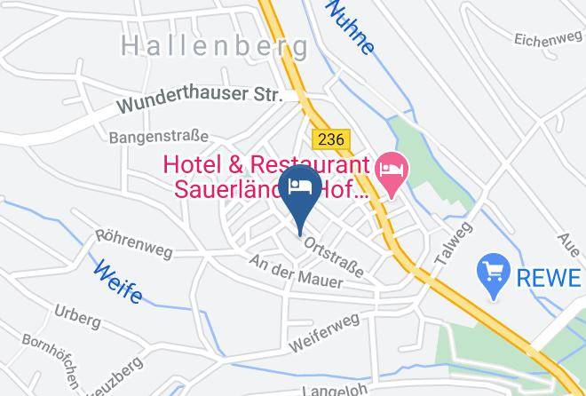 Hochsauerlandkreis - Hof Hallenberg Maps