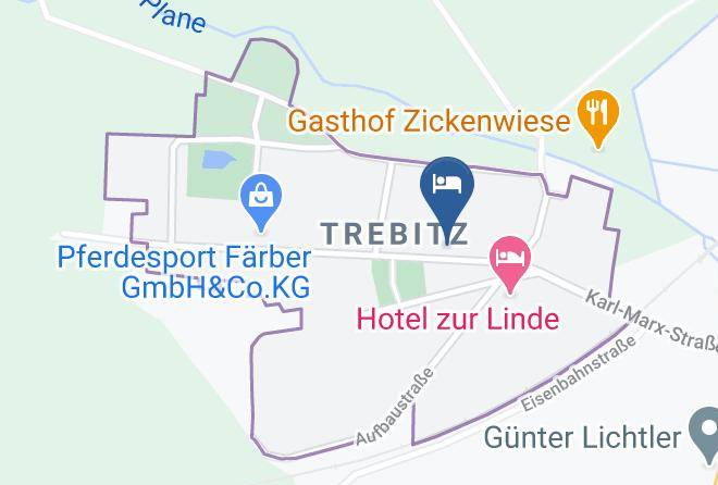 Potsdam Mittelmark - Hofcafe Und Gastezimmer Stutzpunkt Trebitz Maps