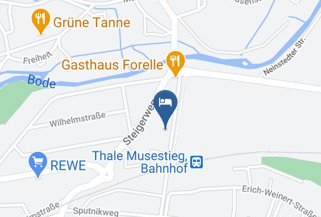 Harz - Hoffmanns Gastehaus Hotel In Thale Maps