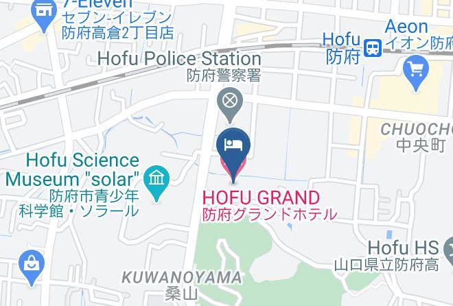 Hofu City - Hofu Grand Hotel Maps