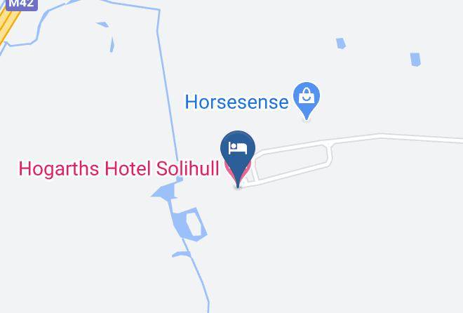 Solihull - Hogarths Hotel Solihull Maps