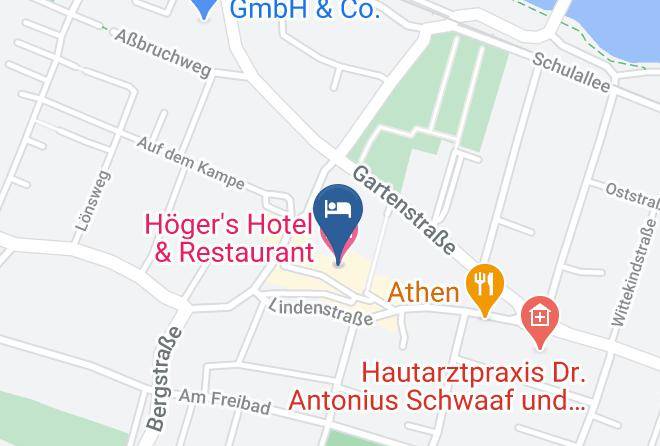 Osnabruck - Hoger's Hotel & Restaurant Maps