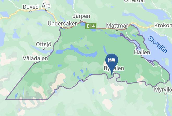 Are - Hoglekardalens Semesterby Maps