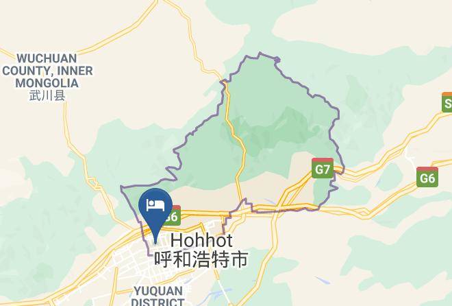 Hohhot - Hohhot Yunyi Zizai Hotel Maps