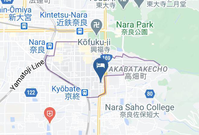Nara City - Hohju Ji Temple Maps