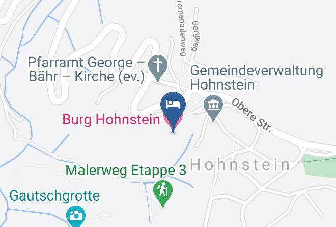 Sachsische Schweiz Osterzgebirge - Burg Hohnstein Maps