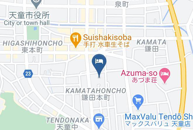 Tendo City - Hohoemino Kuyufu Tsuruya Maps