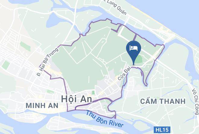 Hoi An Aurora Riverside Hotel Map