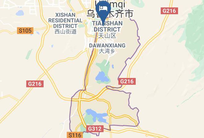 Urumqi - Hoi Tak Hotel Xinjiang Maps