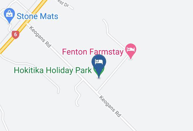 Westland - Hokitika Holiday Park Maps