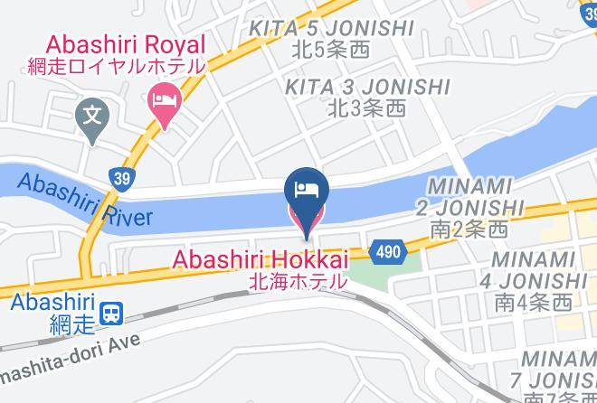 Abashiri City - Abashiri Hokkai Hotel Maps
