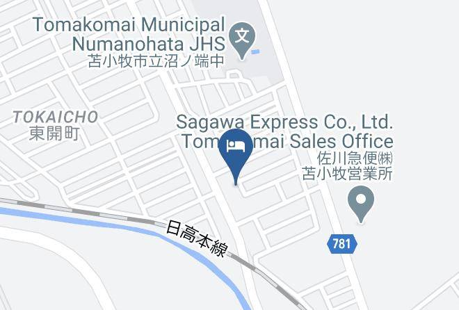 Hokkaido Youth Hall Compass Map