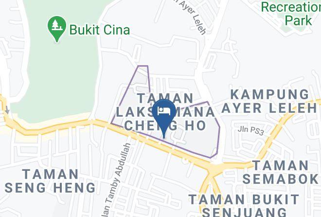 Melaka Tengah - Holagarden Hotel Maps