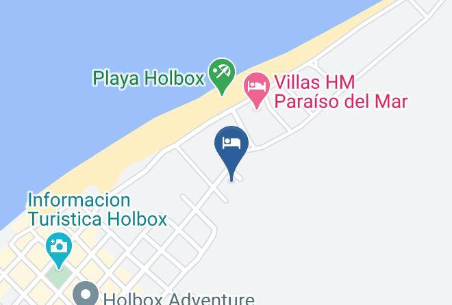 Lazaro Cardenas - Holbox Bungalows Ida Y Vuelta Maps