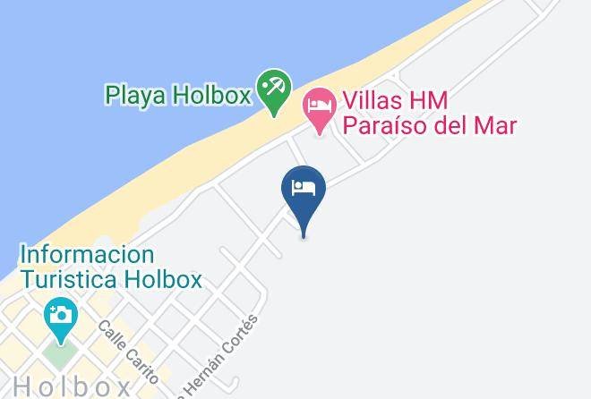 Lazaro Cardenas - Holbox Cabanas Ida Y Vuelta Maps