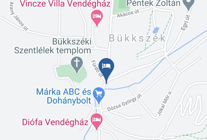 Bukkszek - Holdfeny Panzio Maps
